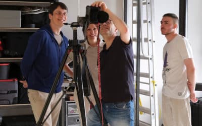 Workshop studio animé par Alain Guillemaud pour nos étudiants !