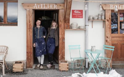 Travail de diplôme de Marie-Hélène : dans l’atelier de poterie de 2 sœurs, Anouk et Nathalie !